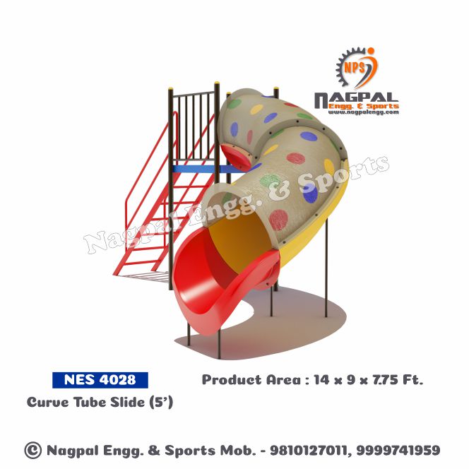 Curve Tube Playground Slide Manufacturers in Faridabad