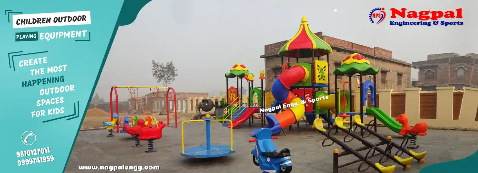 Children Outdoor Playing Equipments Manufacturers in Faridabad