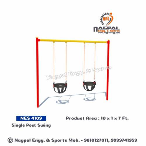 Single Post Playground Swing Manufacturers In Bhind