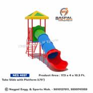 Tube Playground Slide With Platform Manufacturers in Ajmer