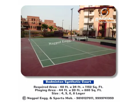 Badminton Synthetic Court