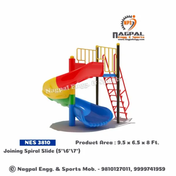 Joining Spiral Playground Slide