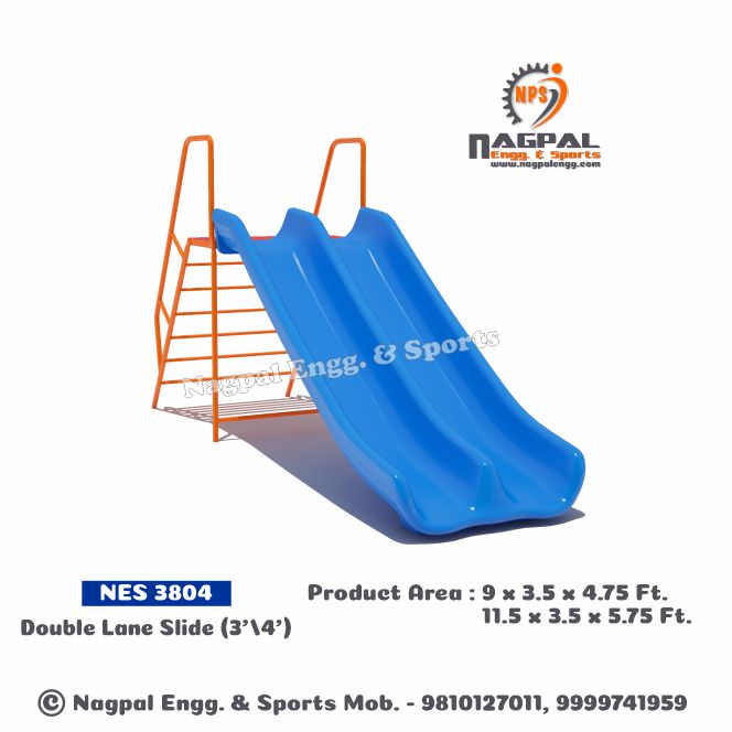 Double Lane Playground Slide Manufacturers in Faridabad